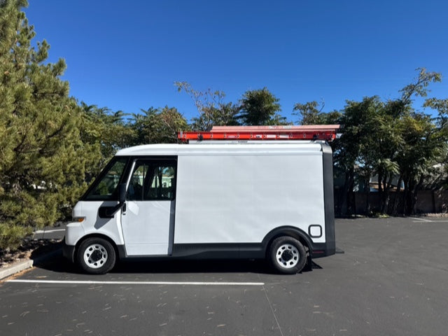 chevrolet brightdrop with drop down ladder rack