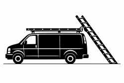 Drop Down Ladder Rack