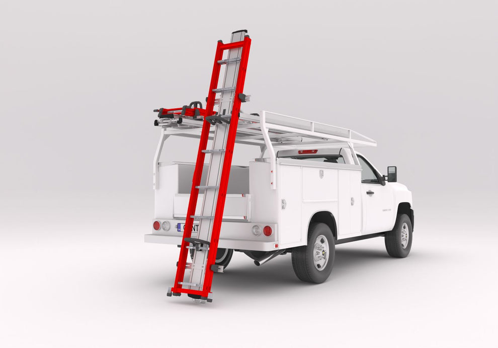 Drop Down Ladder Rack for Work Truck Racks | The Harrier