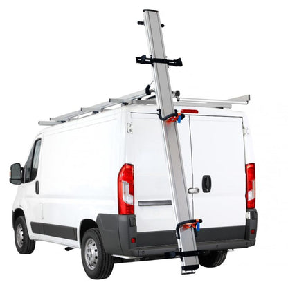 ford transit rear loading drop down ladder rack